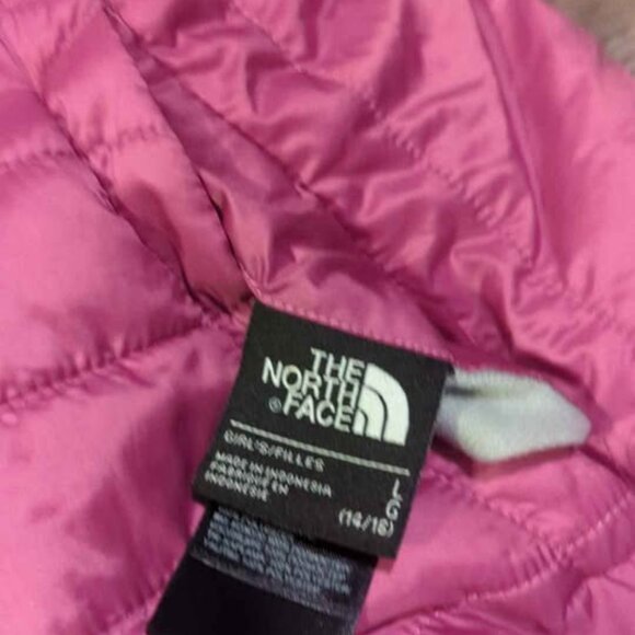 Girls the North Face Reversible Fleece Style Outwear Jacket Girls large 14/16 - Picture 7 of 7